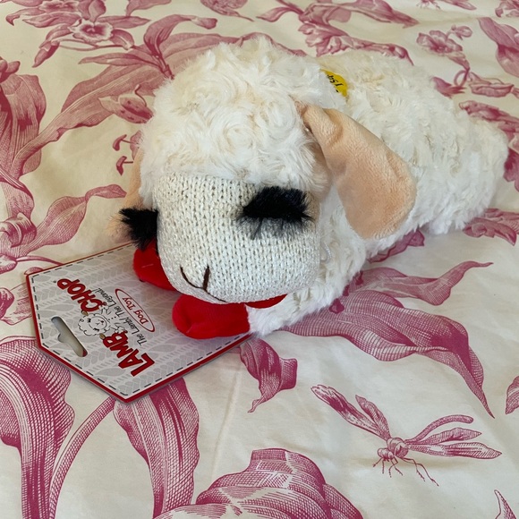 🏝️Big $5 Sale!🏝️Lamb Chop Squeaky Dog Toy - Picture 1 of 7